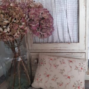 Kate Foreman and Vintage Linen Cushion